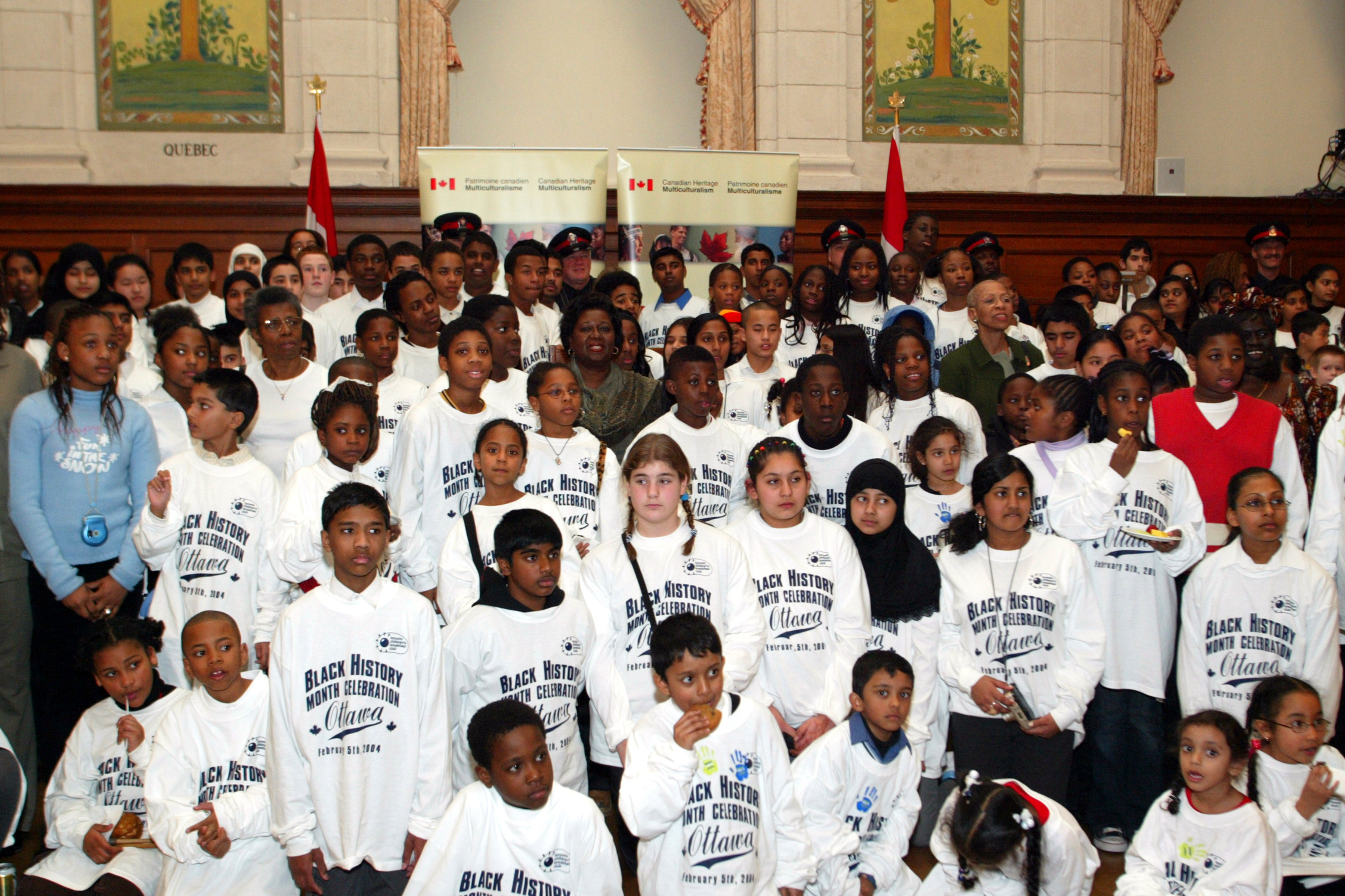 Black History Month Youth visit Parliament Hill